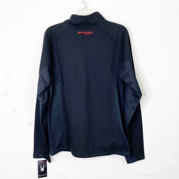 SPYDER Men’s black zip front jacket - Picture 4 of 14